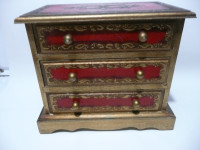 JEWELLERY BOXES - Italian wooden musical jewellery box - $20.00