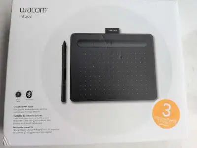 I'm selling a used Wacom Intuos creative pen tablet, perfect for digital drawing, photo editing, and...