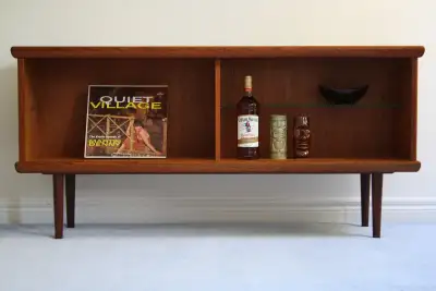 Mid Century Teak & Glass Sideboard, View more