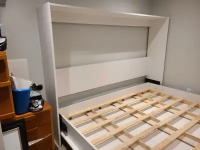 We have a Horizontal Queen Murphy Bed on SALE! Our Murphy bed units come with a LIFETIME Warranty an...