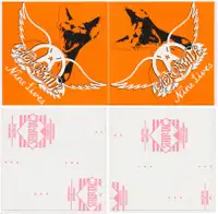 Aerosmith New Nine Lives 4x4 Columbia Records NEW Stickers-1997