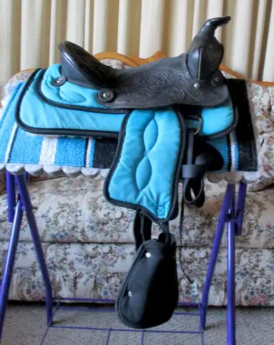 Lightweight Big Horn 12" pony saddle, Dawson Crk, View more