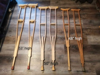 Crutches (WOOD!)