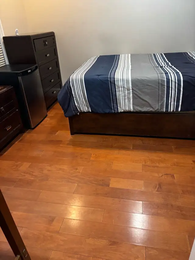 large room with private bathroom parking TV fridge all included 