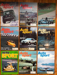 9 magazines  Auto Sport Canada