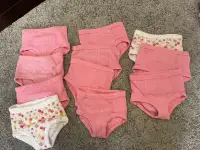 Girls training underpants size 18m