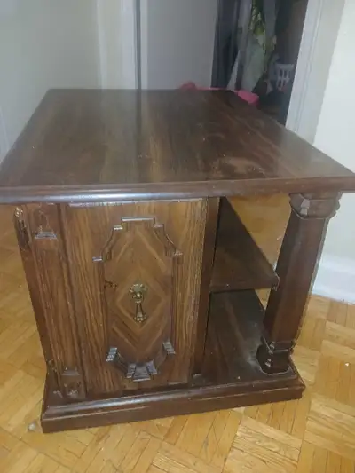 Vintage Wooden Side Table, View more