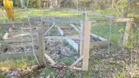 Garden fence and boxes