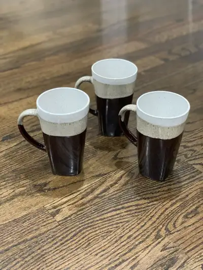 Brand new never used Roscher Tall Mugs Set of 3. Approx 6” tall. Smoke and pet free home. $20 for th...