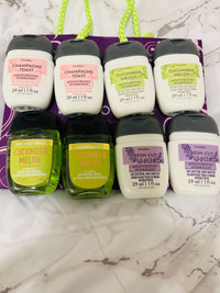 Brand new and unused BBW sanitizers, mists, creams, gifts, etc.!