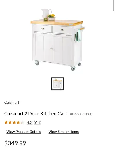 Cuisinart kitchen island, View more