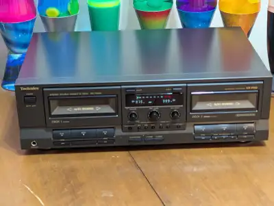 Stereo Double Cassette Deck Technics RS-TR333 Circa 1994, View more