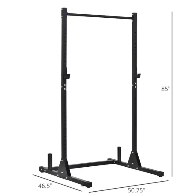 Soozier Adjustable Power Squat Rack Home Exercise Barbell Fitnes65729279763202121