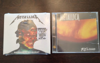 2 Metallica CDs and Metallica Leather Jacket