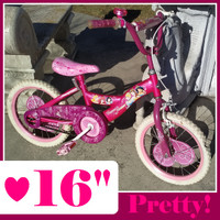 BICYCLE --- 16'' Girls Disney Princess Bike --- $25