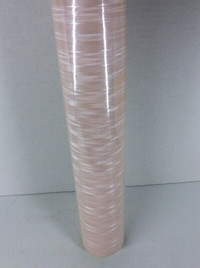 Textured Vinyl Soft Pink Glitz Wall Paper Roll