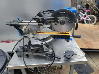 Mastercraft 10" Sliding Compound Mitre Saw with table quick clam, View more