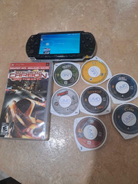 Perfectly Working  jailbroken PSP and Games 