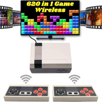 Retro Game Console, Mini Classic Game System with 620 Games