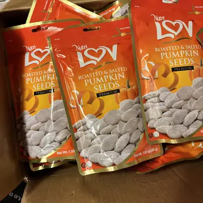 *New* Pumpkin Seeds - Nutri Lov Roasted, Salted, View more