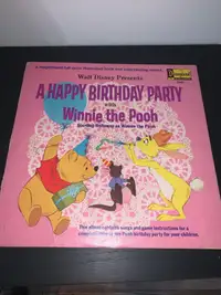 Disney Vintage Vinyl Record - A Happy Birthday Party