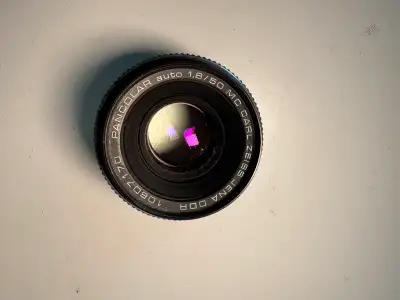Vintage Carl Zeiss Jena Pancolar 50mm f/1.8 MC Lens M42 Mount, View more