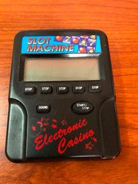 Vintage Radio Shack Handheld Electronic Casino Slot Machine Game