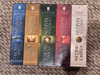 Game of Thrones 5 book set new, sealed