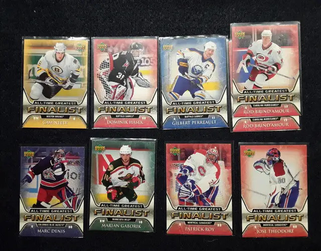 HOCKEY CARDS  - 05/06 NHL ROOKIE FINALISTS/ALL-TIME GREATEST