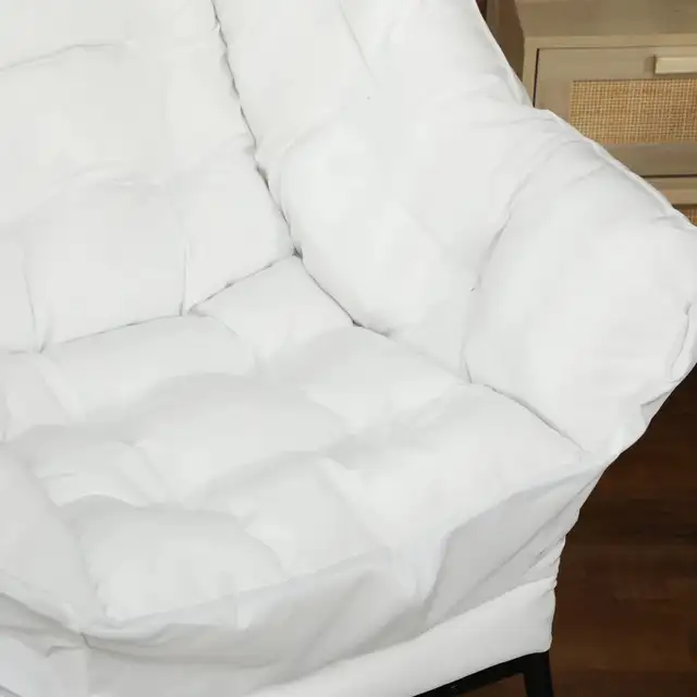 Modern Accent Chair, Armchair with Side Pockets and Solid Steel  in Chairs & Recliners in Markham / York Region - Image 11