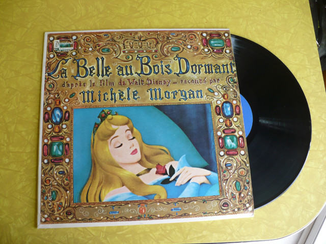 DISQUE VINYLE - LA BELLE AU BOIS DORMANT( WALT DISNEY ) M.MORGAN dans CD, DVD et Blu-ray  à Longueuil/Rive Sud