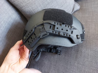 BLACK MICH Helmet Level IIIA Tactical Ballistic Bulletproof