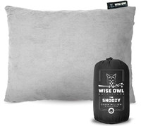New - Wise Owl Outfitters Camping Pillow - Foam Travel Pillow
