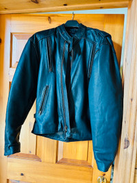 Moto Genuine Leather Motorcycle Jacket