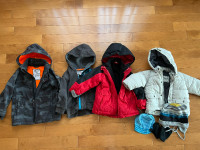 4 jackets - boy (years: 1-3)
