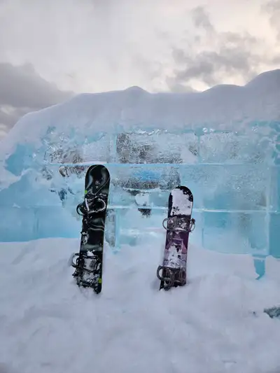 RIDE SNOWBOARD WITH BURTON BINDINGS, View more