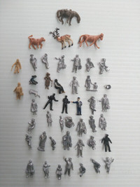 Ho scale model train people and animal figures