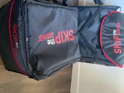 Skip the dishes food delivery bags, View more