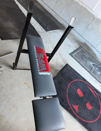 weight bench with leg extension , View more