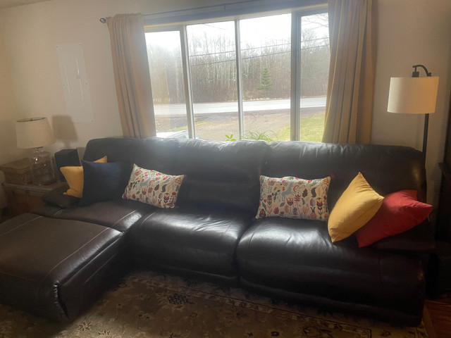 Leather sectional sofa  in Couches & Futons in Moncton - Image 2