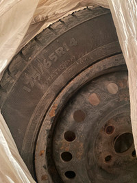 Honda fit Rim and tire for winter