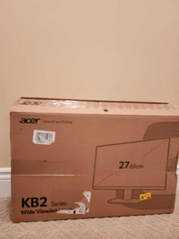 Acer 27 inch computer monitor 