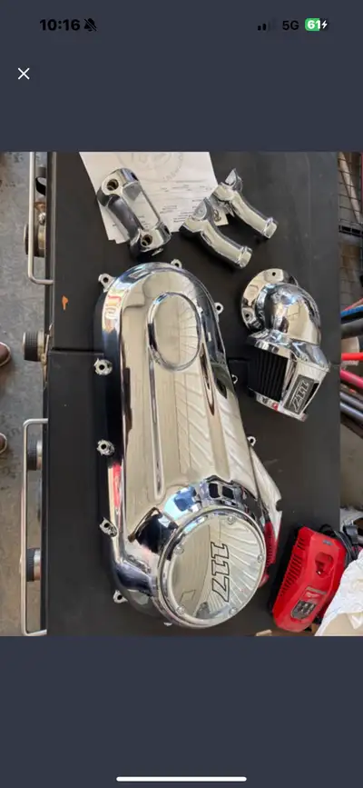 Chrome take off parts from new 2024 breakout 3 mirrors…. No idea where the third came from, they mul...