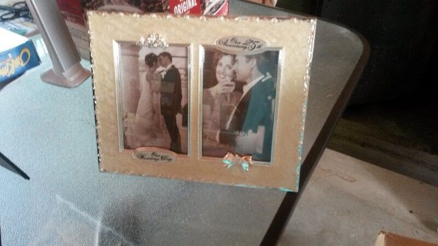 25th Anniversary Then and Now Picture Frame in Other in Peterborough