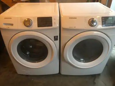 Samsung washer dryer Stackable or side by side Drop off possible
