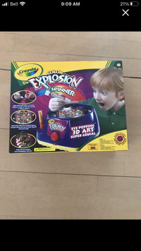 Toy / Crayola Color Explosion Spinner / Jouet 