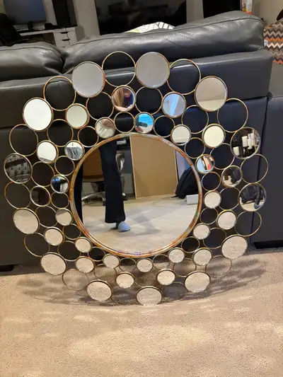 Circular mirror - wall decor , View more