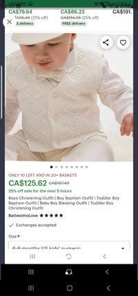 Boys Baptism Outfit