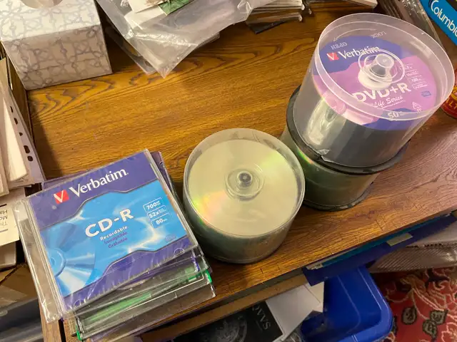 150 Recordable CDs and DVDs