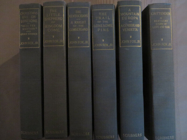 John Fox Jr. 6 Volume set 1909 dans Ouvrages de fiction  à Longueuil/Rive Sud